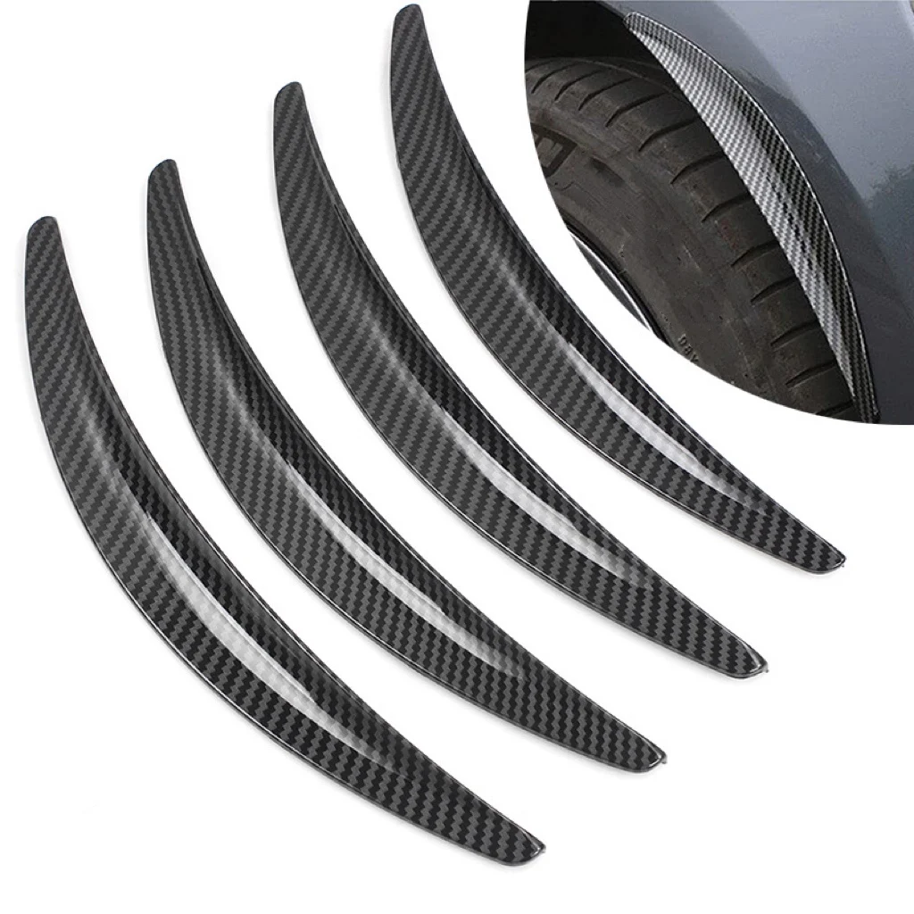 

4Pcs Wheel Eyebrow Arch Trim Side Fender Flare Strip For Tesla Model 3 2017 2018 2019 2020 2021