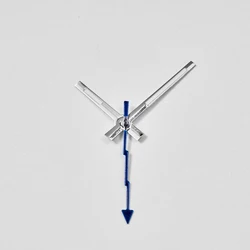Luminous Green and Rose Gold Watch Hands - Elegant Accessory (Silver Blue)