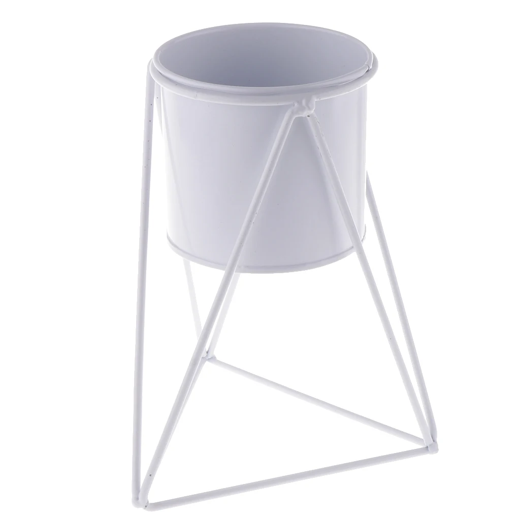 Metal Shelf Flower Vases Mini Flower Pot Wedding Flower Vase Iron Stand for Succulent Plants Home Garden Decoration