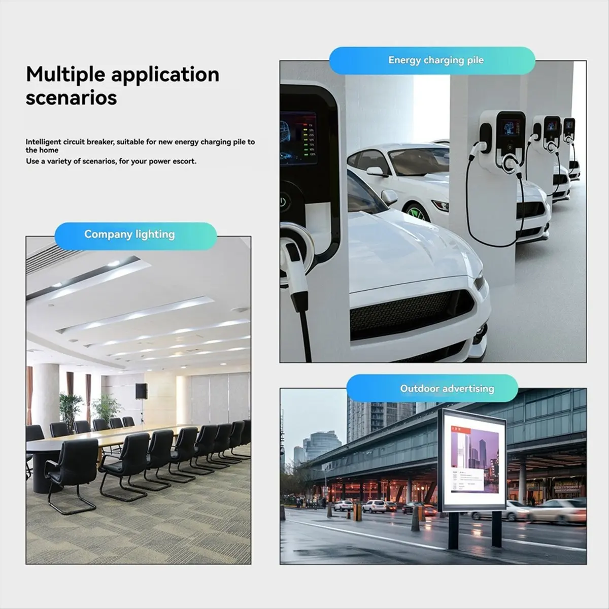 DT60 Tuya WiFi 스마트 회로 차단기 40A 전기 모니터 V0 방화 지연제 APP 제어 호환 가능