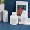 Flower Pot Handmade Silicone 4 Shapes Easy Release DIY Vase Epoxy Resin Mold Non-stick Vase Cement Gypsum Mould Home Supplies 5