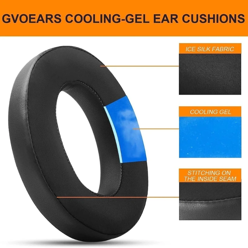 ReplacementCoolingGelEarPadsforSennheiserHD598CSHD599569559