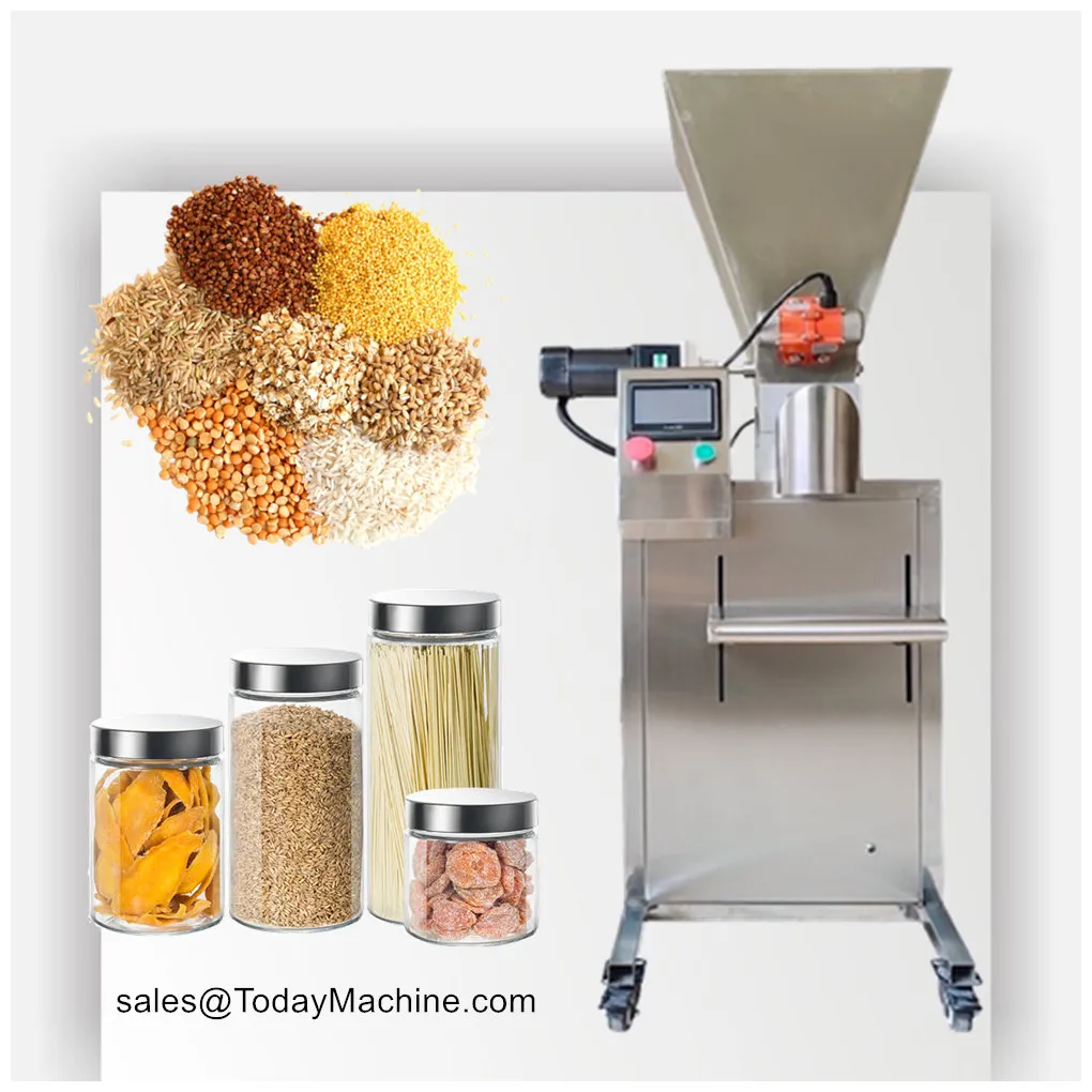 

Semi-automatic Spice Coffee Flour Auger Powder Filler / Dry Powder Bag Jar Filling Machine With Servo Motor