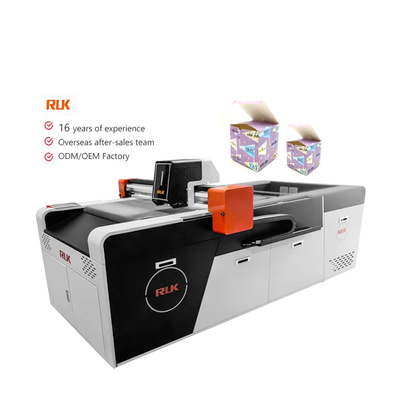 RUK MKC NEW Stickers Paper Corrugated Packages Paper Cutter Machine Digital Paper Box Sticker With Auto Feeder
