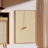Standing Sisal Cat Scratcher with Hanging Ball, Space Saving Cat Furniture, Protect Sofa Chair Door, No Cat Tree Included 6