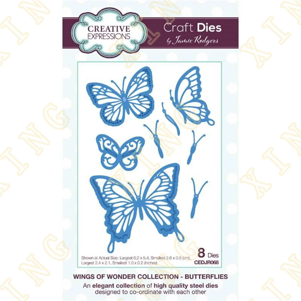 

Butterflies Metal Cutting Dies for Diy Scrapbooking Photo Cutting Die Paper Cards Embossing Decorative Craft 2023 New Arrival