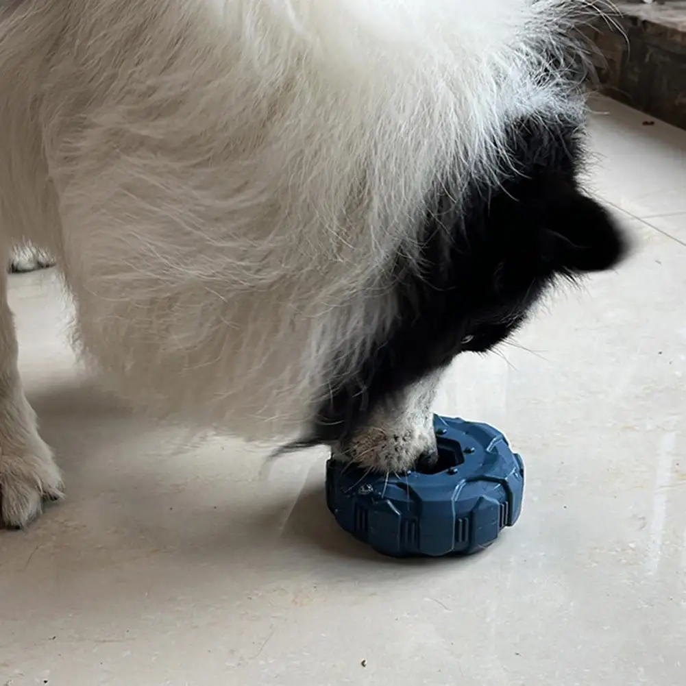

Dog Chew Toys Durable Tire-shaped Dog Chew Toy for Play Teeth Training Ideal for Medium Breed Pets Interactive Feeding Dog Toys