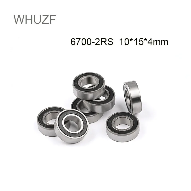 Whuzf 6700rs Rolamento 20 50 Peças 10x15x4 mm Abec3 Hobby Elétrico rc Carro Caminhão 6700 rs 2rs Rolamentos de Esferas 67002rs