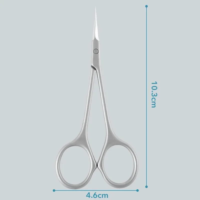 Remover For Nails Art Cuticle Scissors Stainless Steel Dead Skin Clippers Russian Nail Scissors Manicure Curved Tip Scissor