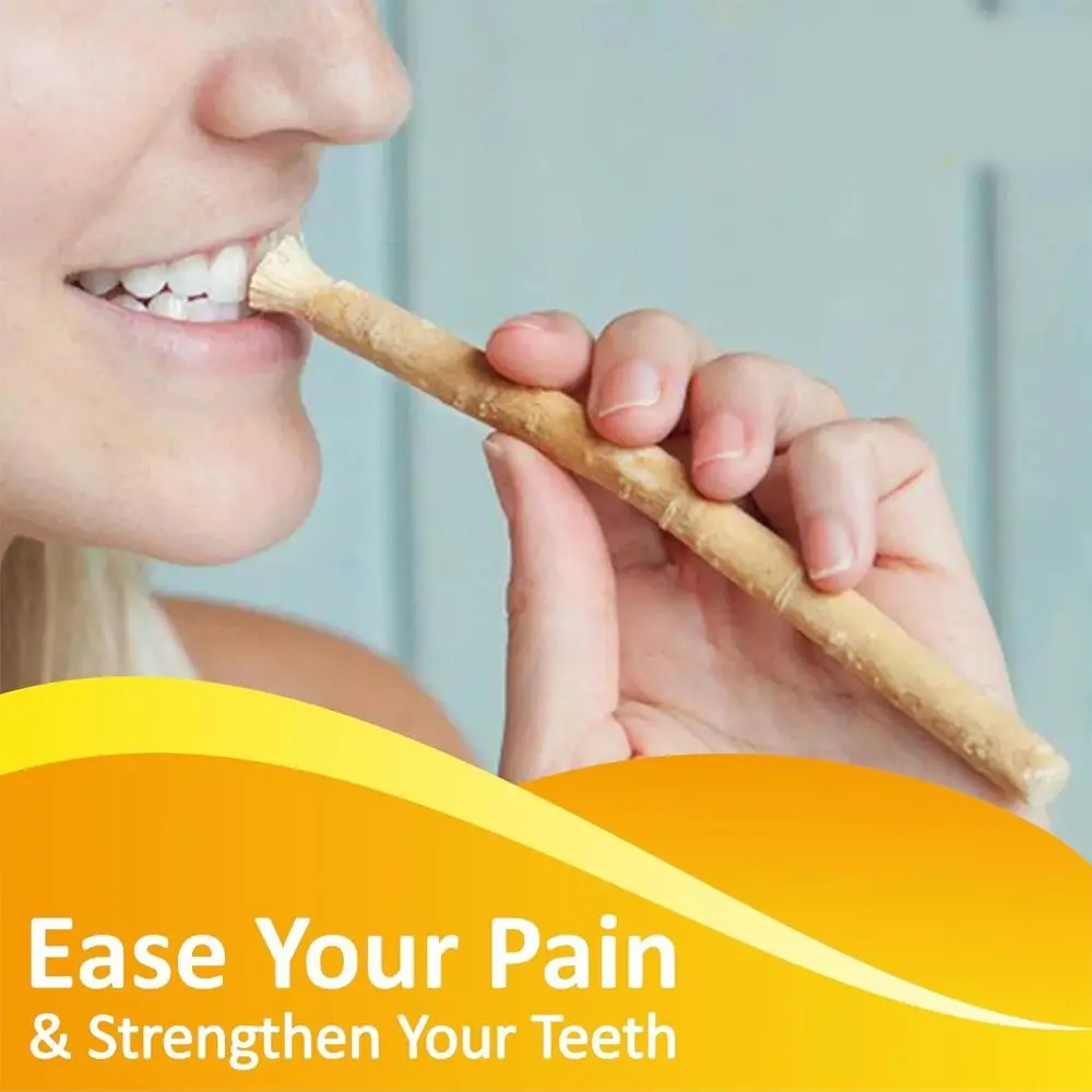 Eco Friendly No Toothpaste Needed Miswak Toothbrush Soft Bristles Traditional Miswak Sticks for Teeth Chewing Sticks Travel