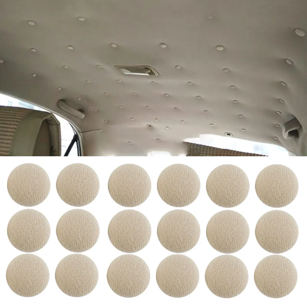 

40pcs Car Roof Fabric Buckle Rivets Auto Headliner Ceiling Cloth Fixing Screw Retainer Clips Lining Car Interior Accessories