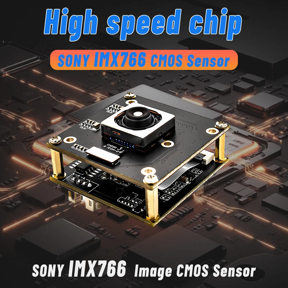IMX766 50MP 8160x6120 USB Webcam Camera Module High Speed AF UVC-Compliant Plug