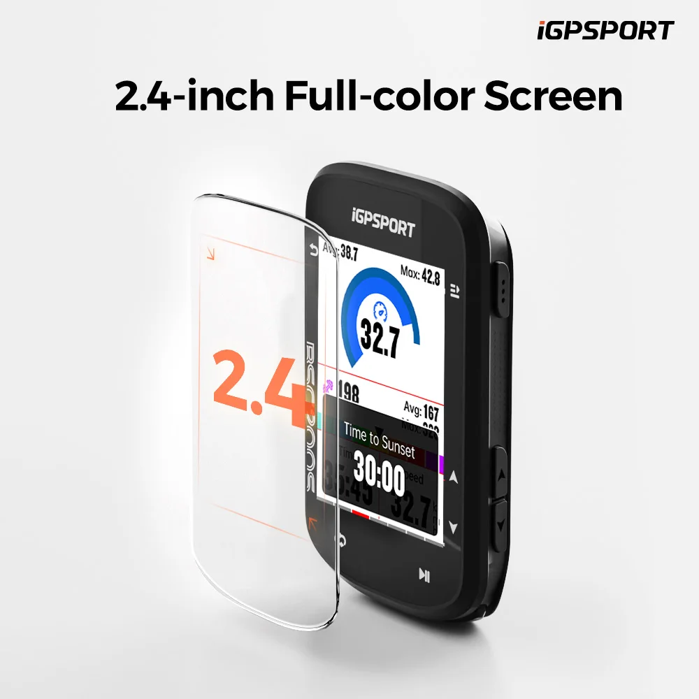 iGPSPORT BSC200S Computer da Bicicletta con Navigazione GPS, Schermo a Colori, Tachimetro Wireless, Contachilometri per Ciclismo, Bluetooth Ant - Image 3