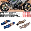 Slip On For Kawasaki Z1000 Z1000 SX Ninja 1000 2010 - 2021 Motorcycle Exhaust Escape Moto modify Middle Link Pipe Muffler Tube
