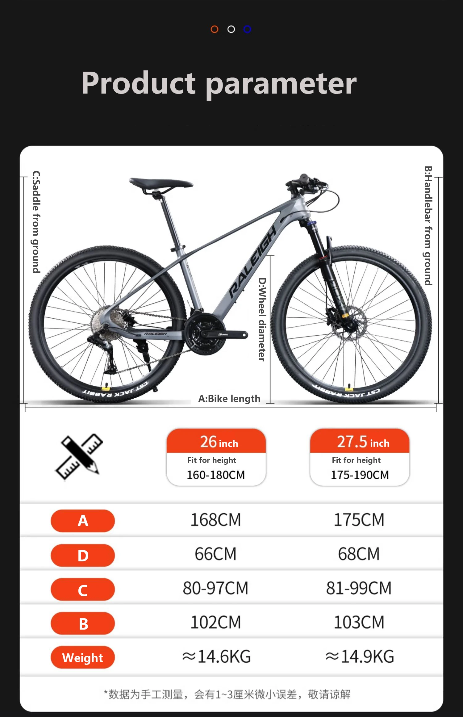 26 27.5 inch Mountain Bicycle , Magnesium alloy frame Bike,24/27/30/33 speed,Hydraulic disc brake
