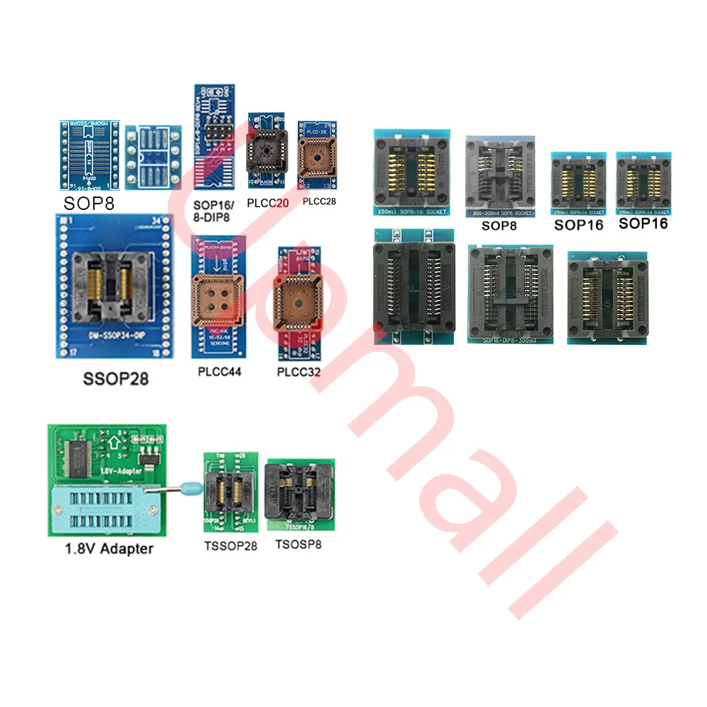 para adaptadores spi ni flash emmc + 20, melhor que tl866ii plus