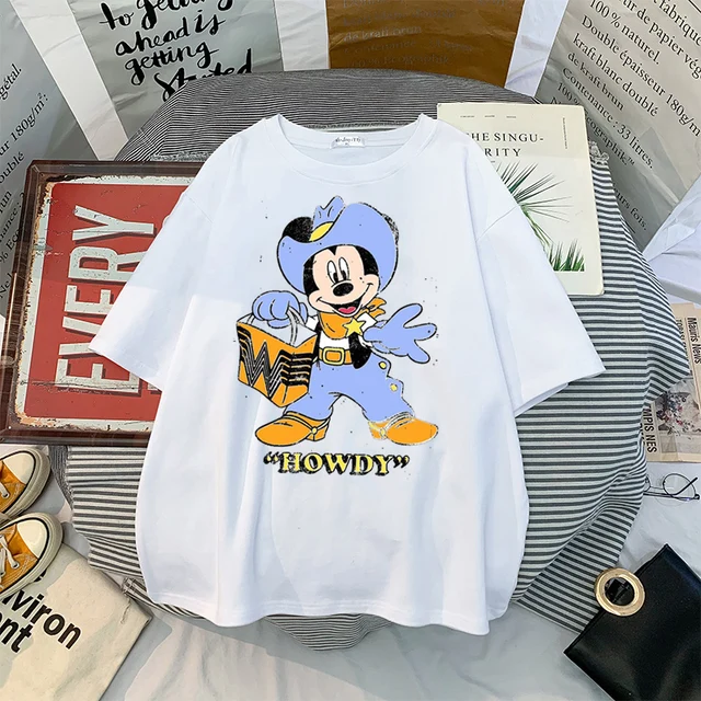 Kawaii Mickey Mouse Mickey Minnie Cloth Paste Castle Clothes