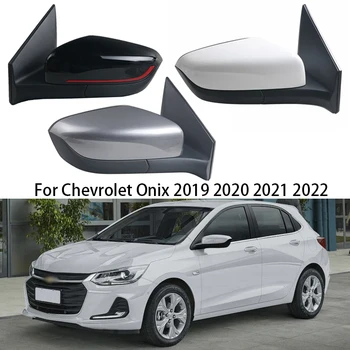 Auto Lato Specchietto retrovisore Assy Per Chevrolet Onix 2019 2020 2021 2022 Auto Specchi Lente di Vetro di Montaggio Trim Accessori