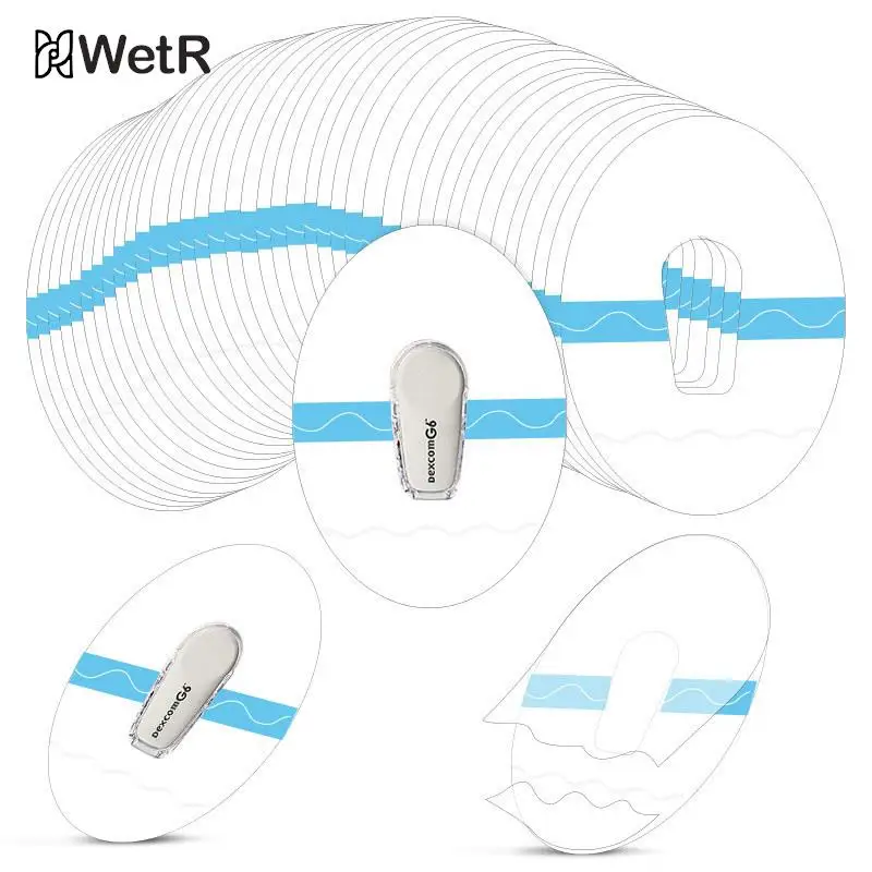 Patch Trasparente 5 Pezzi Per Patch Adesiva Impermeabile Dexcom G6 E Freestyle Libre