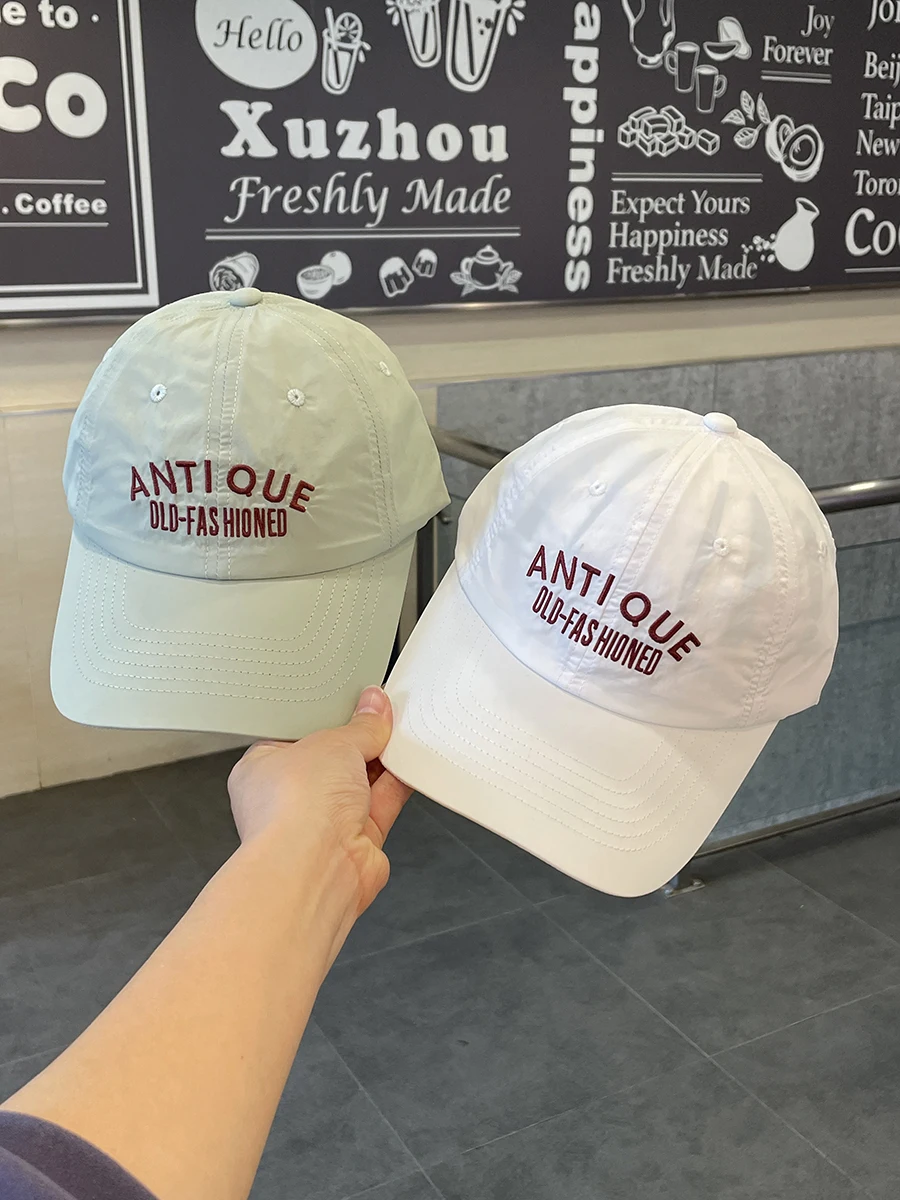 Couple's Quick-Drying Thin Travel Baseball Cap Men's and Women's Spring and Summer Versatile Sun Hat Outdoor Peaked Cap