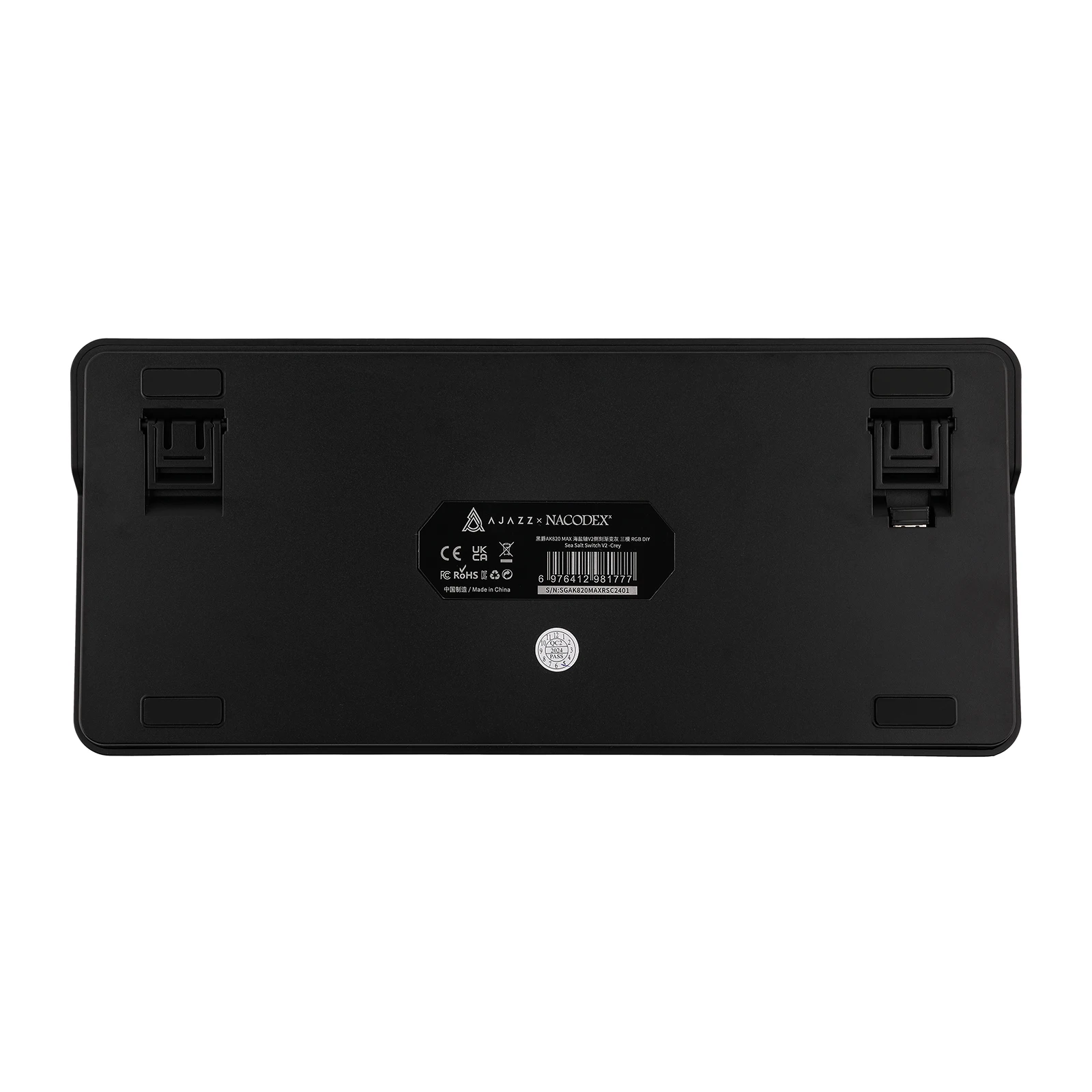 AJAZZ AK820 MAX 75% 개스킷 장착 핫 스왑 USB 유선, 2.4G 무선, 블루투스 5.1 기계식 키보드, OEM 프로필 PBT 키캡