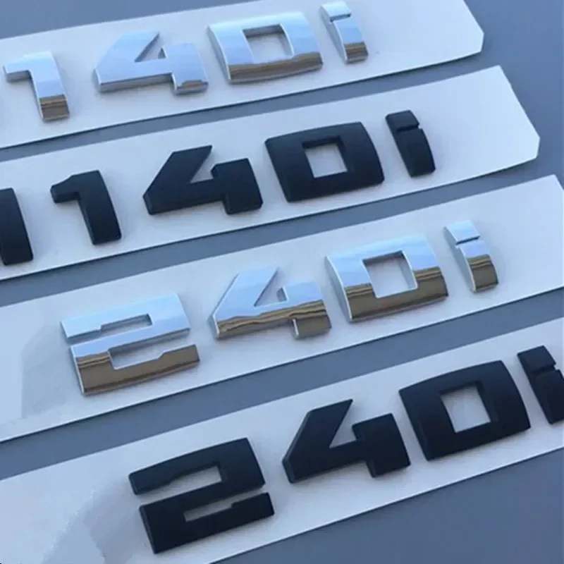BMW용 3D ABS 리어 부트 트렁크 엠블럼 배지 로고, 자동차 스티커, BMW F10 F30 E36 E90 M M140i M240i M340i M440i M540i M640i M740i