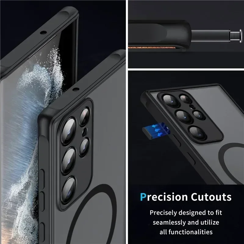 Magsafe-Compatible Magnetic Wireless Charging Phone Case