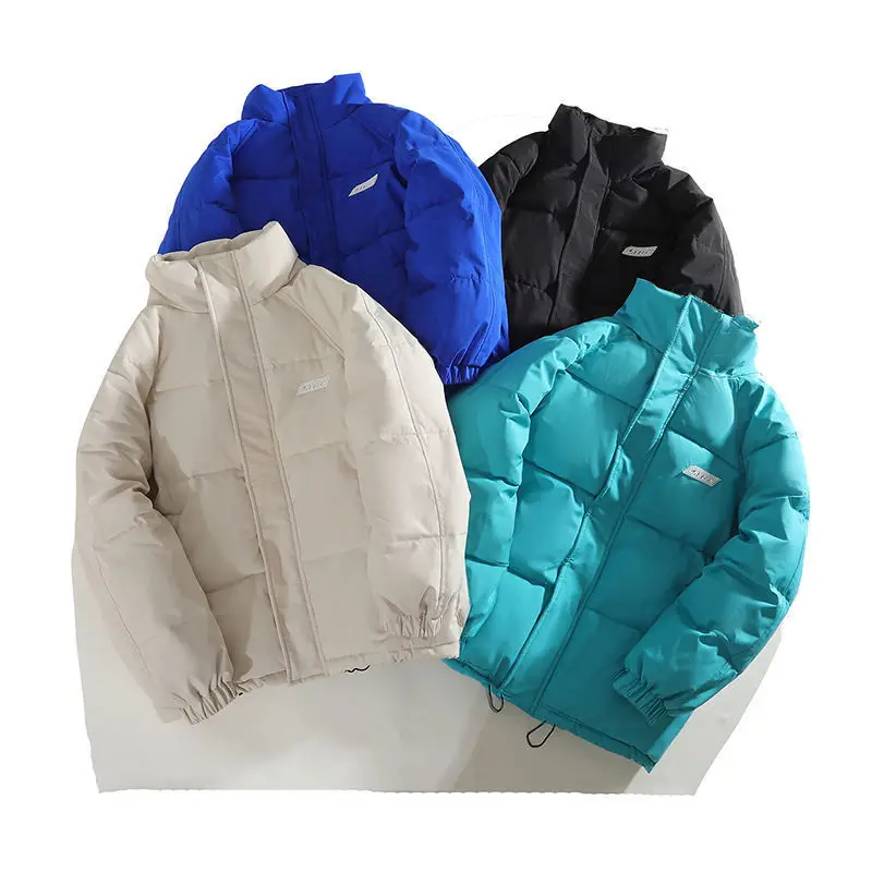 Autumn and Winter Clothes 2023 Down Cotton Jacket Women Stand Collar Cotton Jackets Korean Version Thickened Coats Female new men s hooded cotton coats autumn and winter 2021 korean version of the tide short cotton jacket thick down cotton clothing