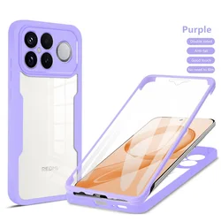 Ultra Series Double Protect Shield Case - Fully Coverage Design - Poco F8 ultra (PURPLE)
