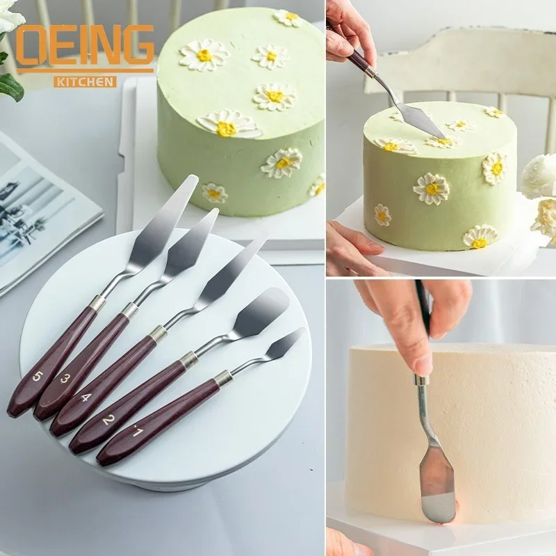 Couteau de cuisine, 200 pièces/lot, spatules à gâteau, pâtisserie, grattoir  à beurre trapézoïdal, outils de gâteau, grattoir à pâte en plastique