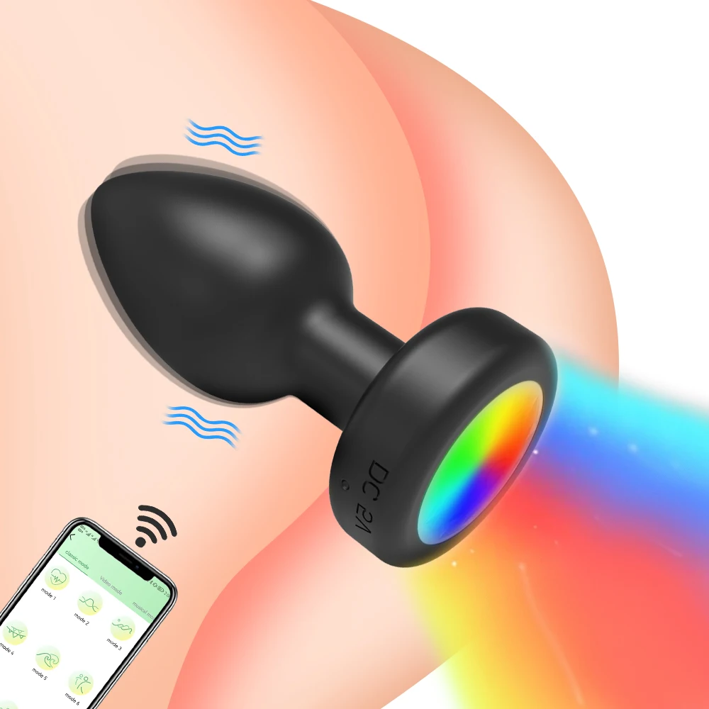Sex Spielzeug Anal Plug Vibrator Homosexuell Butt Plug Großen Dildo Anal Plug Masturbation Werkzeuge APP Steuerung Erwachsene Erotik Produkte Anal Spielzeug 18 + 1