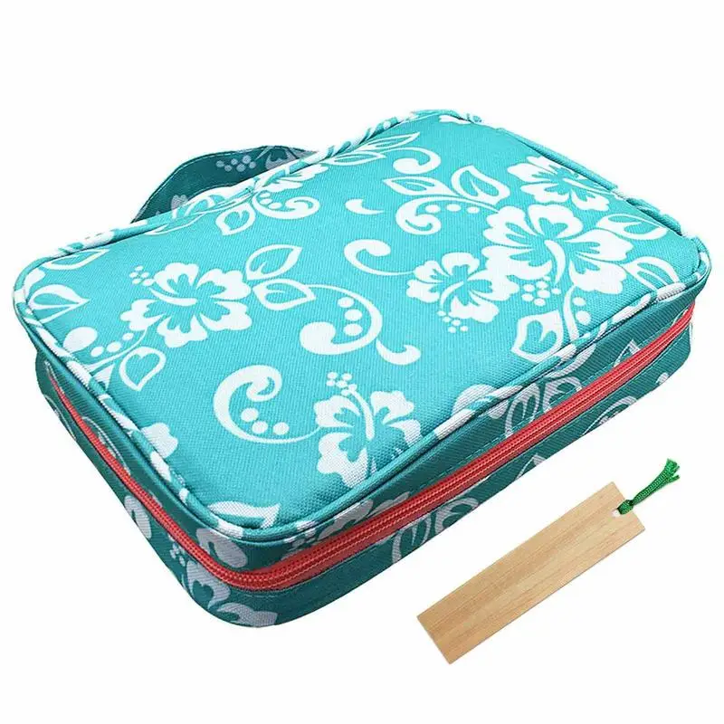 

Bible Case Bible Carrier With Multiple Interior Storag Pockets Pencil Pouch Bible Covers For Women Floral Pattern Flower Print