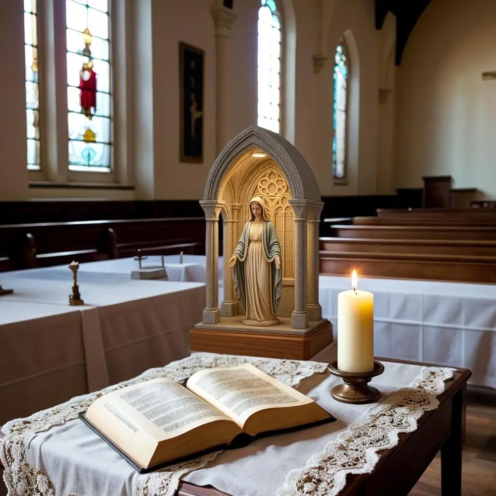 Jesus & Virgin Mary Statue 4