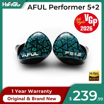 AFUL Performer 5+2 / Performer 7 2DD+4BA+1Micro planare In Ear Monitor Auricolari HiFi Cuffie ibride cablate Musica IEM |   HiFiGo