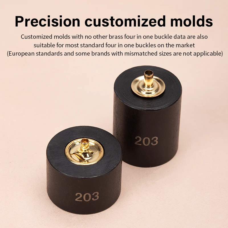 WUTA Professional Snap Fastener Buttons Setter Tool Kit Smooth Press Button Manual Installation Mold Black Antirust 10/12.5/15mm Snap Buttons Tools