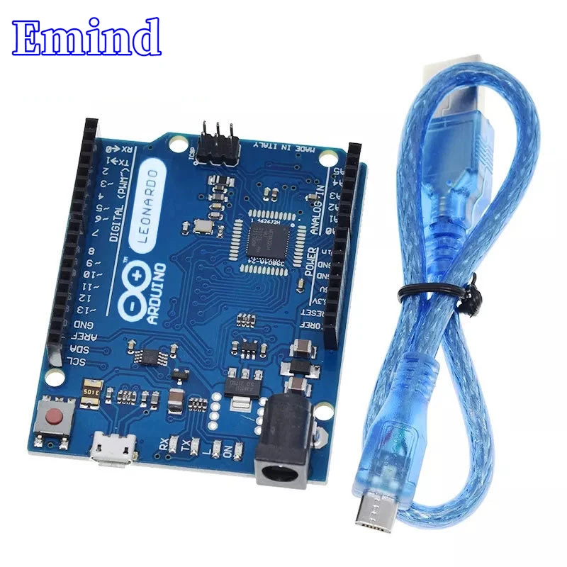 1/3/5/10/20Pcs Leonardo R3 Development Board ATMEGA32U4 Microcontroller Development Board Official Version With Data Cable