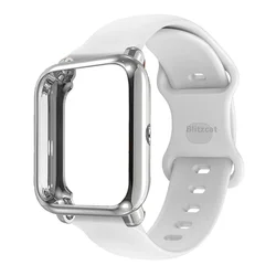 Silicone Band Bracelet with TPU Protective Case - Amazfit Bip 3 pro (3)
