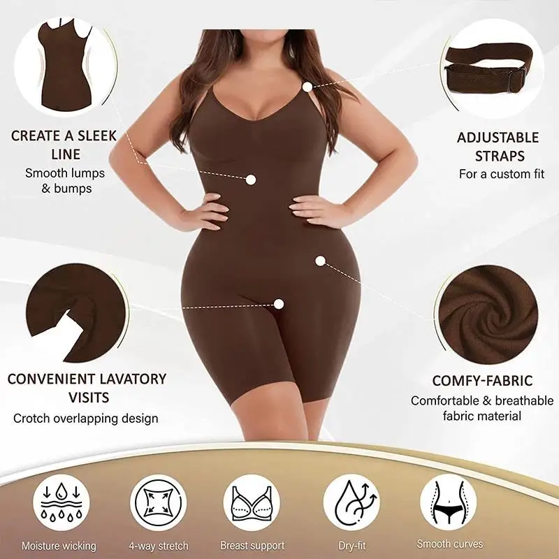 Seamless Bodysuits Full Coverage Shapewear Thigh Slim Body Suit Low Back  Body Shaper Backless Shapers Women Tummy Control Shaper - AliExpress