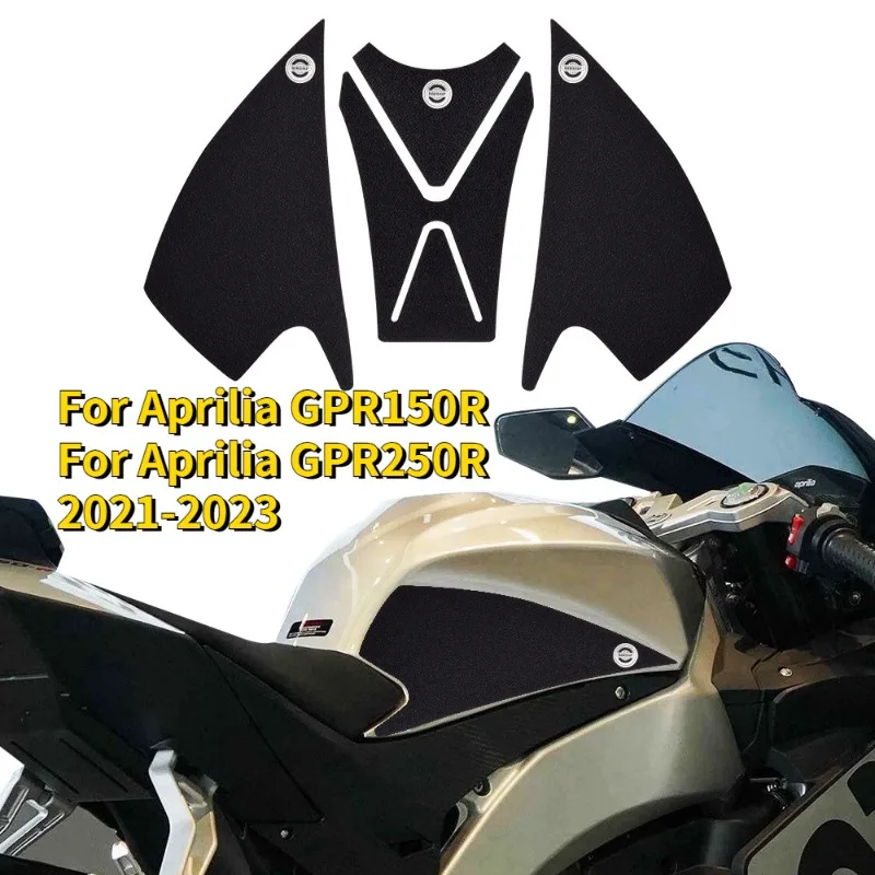 

Motorcycle Anti Slip Fuel Oil Tank Pad Protector Side Knee Grip Sticker Pads For Aprilia GPR150R GPR250R GPR 150R 250R 2021-2023