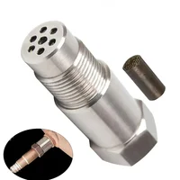 Universal Stainless Steel SS304 Check Engine Light CEL mini catalyst O2 Sensor Spacer Adapter M18X1.5 1