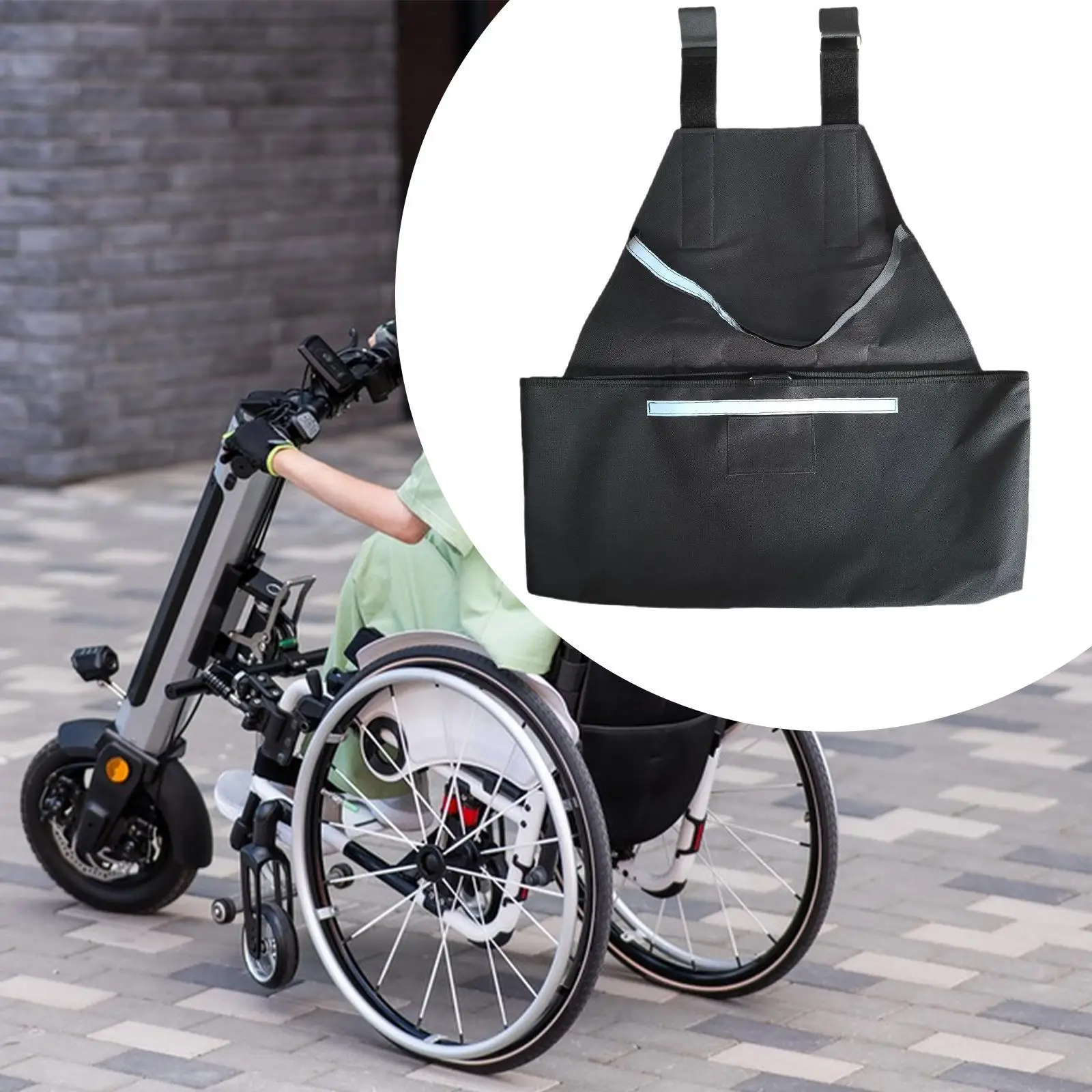 Wheelchair Bag Wheel Chair Mobility Scooter Bag for Transport Chair Adults