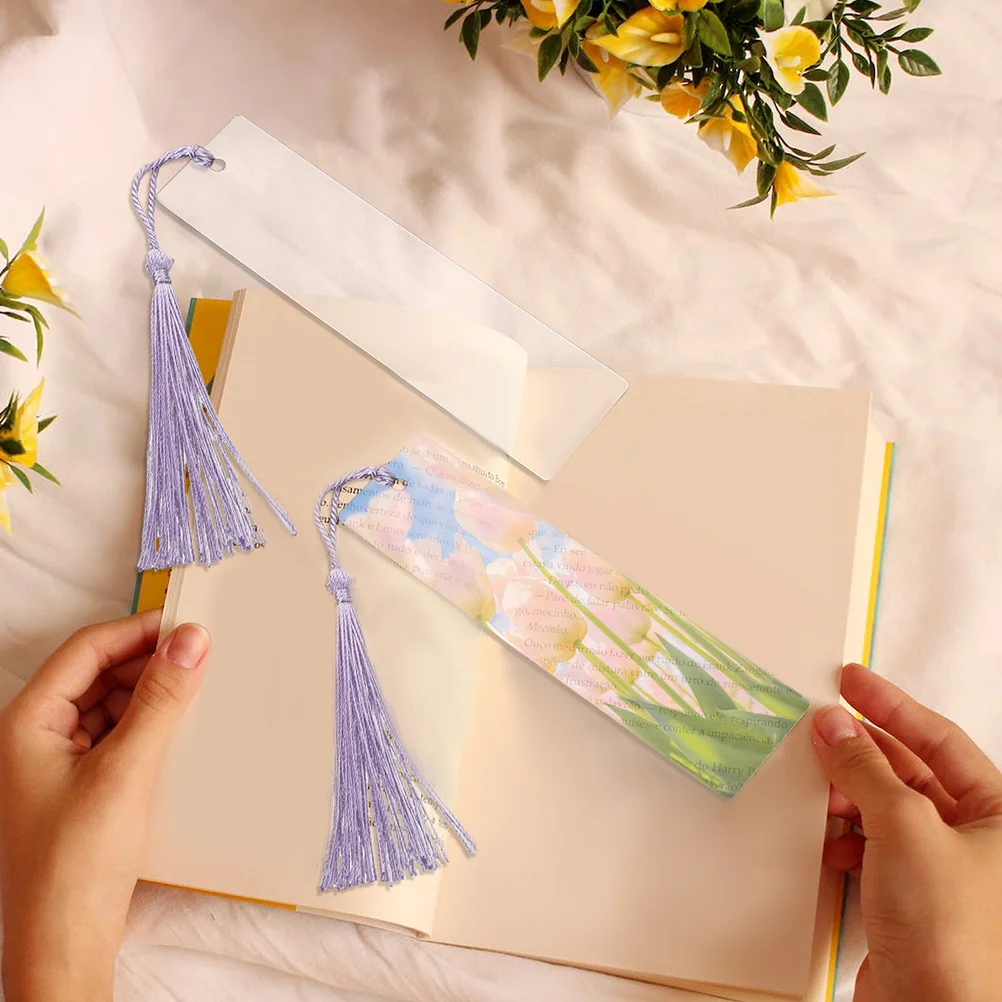 

15 комплектов заготовок, акриловые крафтовые закладки для учителей с кисточками, изящные акриловые крафтовые закладки, крафтовые закладки для учителей