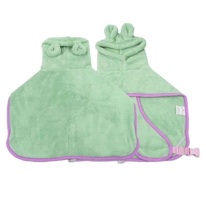 Super Absorbent Quick-Dry Pet Bathrobe Towel in Microfiber
