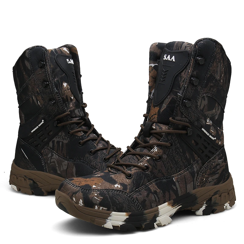 New Camo Military Boots Men Special Force Tactical Botas Outdoor Desert