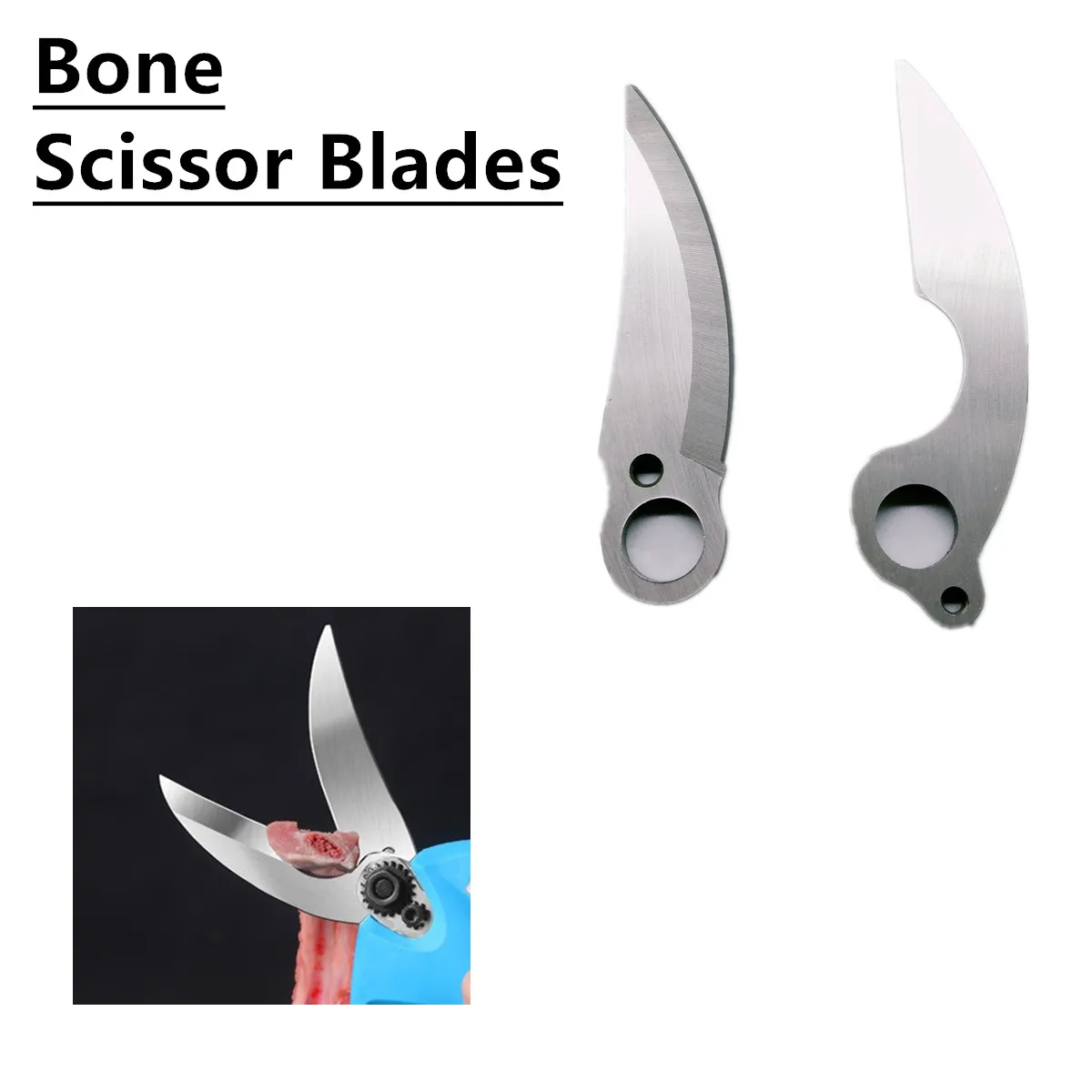 4 Styles Replaceable Blades For Pruning Shear Pipe Scissor Bone Vegetable Scissors Spare Blade Electric Shears parts SK5 2