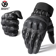 

Touch Screen Tactical Full Finger Gloves Army Military Paintball Airsoft Hunting Shooting PU Leather Protective Gear Men Women