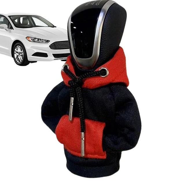 Fashion Hoodie Car Shift Knob Cover Stylish Manual Handle Gear