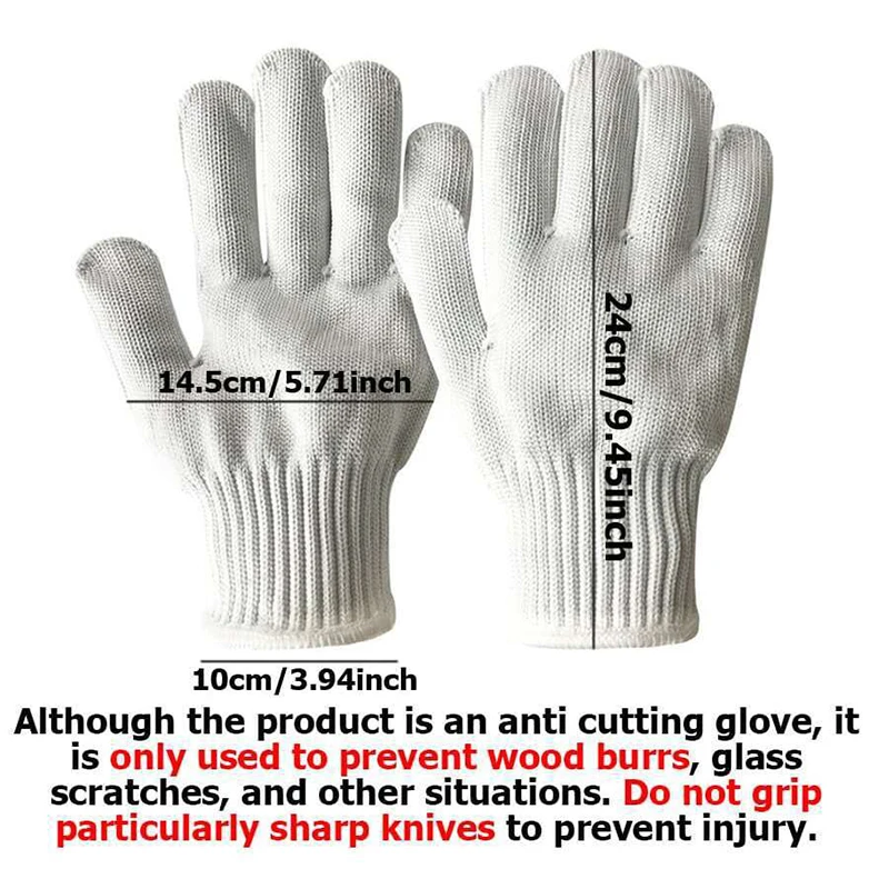 Gloves Level5 Anti Cutting Polyester Fiber Labor Protection Gardening Gloves