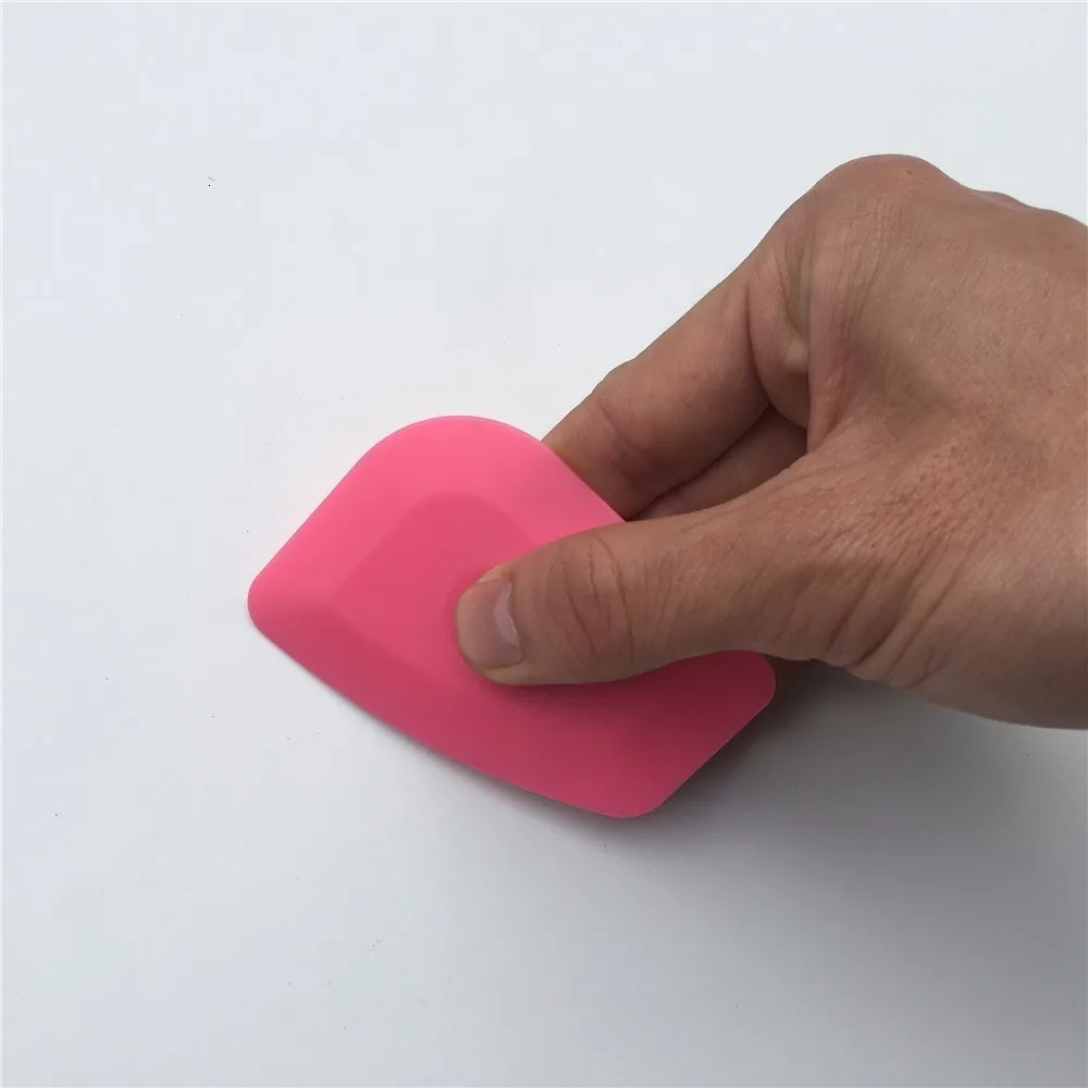 Foil Squeegee Vinyl Film Car Wrap Auto Home Office Car Film Sticker Install Cleaning Pink Scraper Window Tints Tool 5pcs/Lot