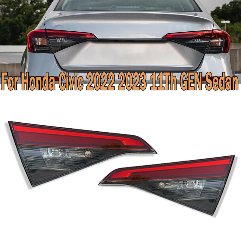 

For Honda Civic 2022 2023 11Th GEN Sedan Car Tail Lamp Assembly Rear Brake Light Turn Signal Lamp 33500-T20-A01 33550-T20-A01